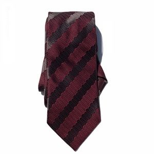 Giorgio Armani red silk tie